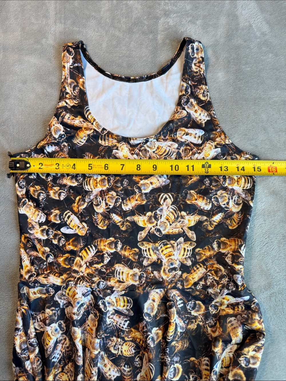 NWOT Blackmilk Bee Reversible Skater Dress ~ LIMITED Size Large - Picture 10 of 12